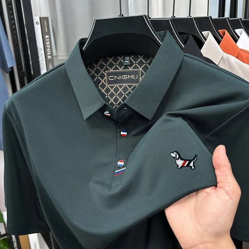 Elegant Embroidered Polo Shirt