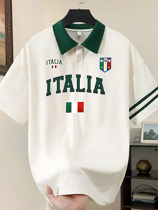 Men's Cool Striped Polo Shirt