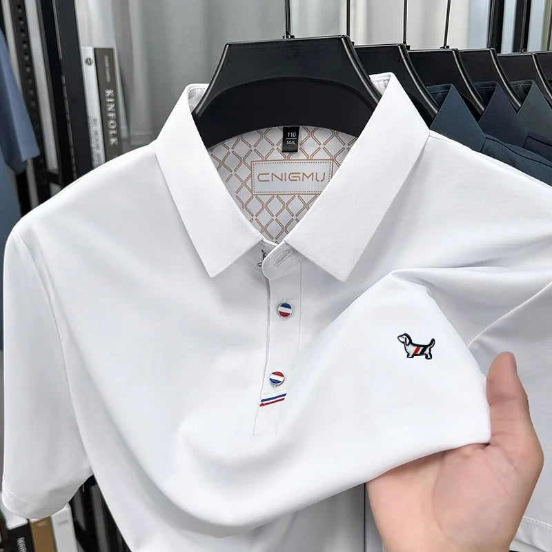 Elegant Embroidered Polo Shirt