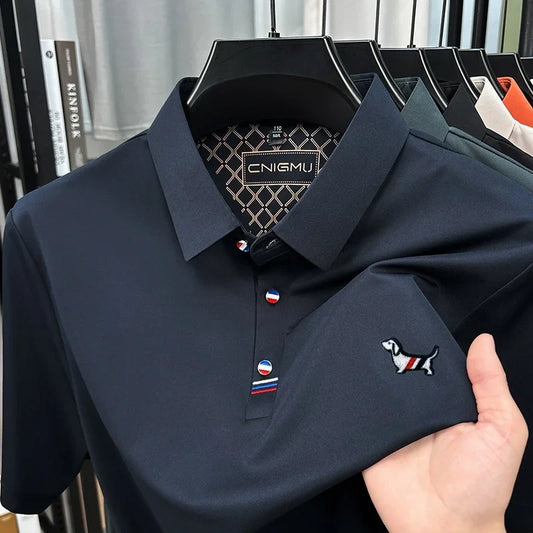 Elegant Embroidered Polo Shirt