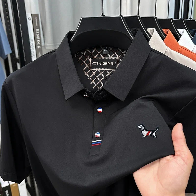 Elegant Embroidered Polo Shirt