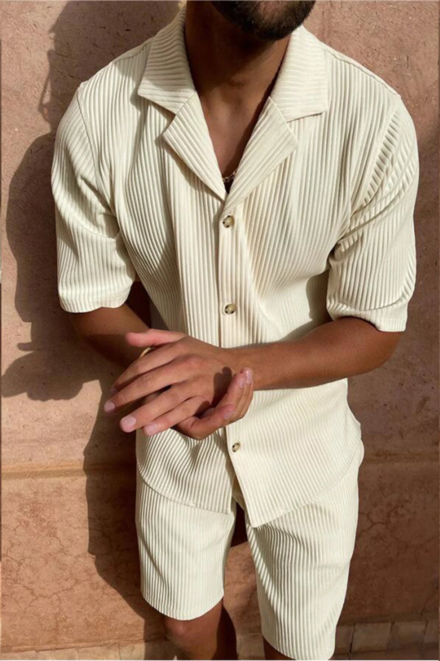 Stylish Corduroy Summer Set